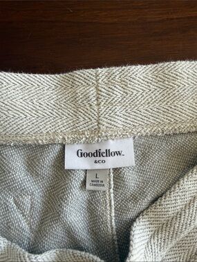 Goodfellow & Co Men's Light Cream Knit Joggers
